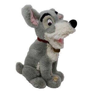 Disney Lady and the Tramp 14" Talking Tramp Dog Plush Stuffed Animal
